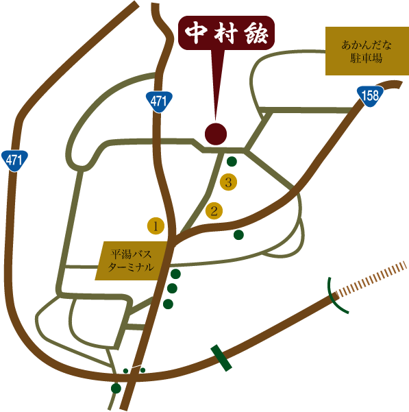 中村館周辺地図